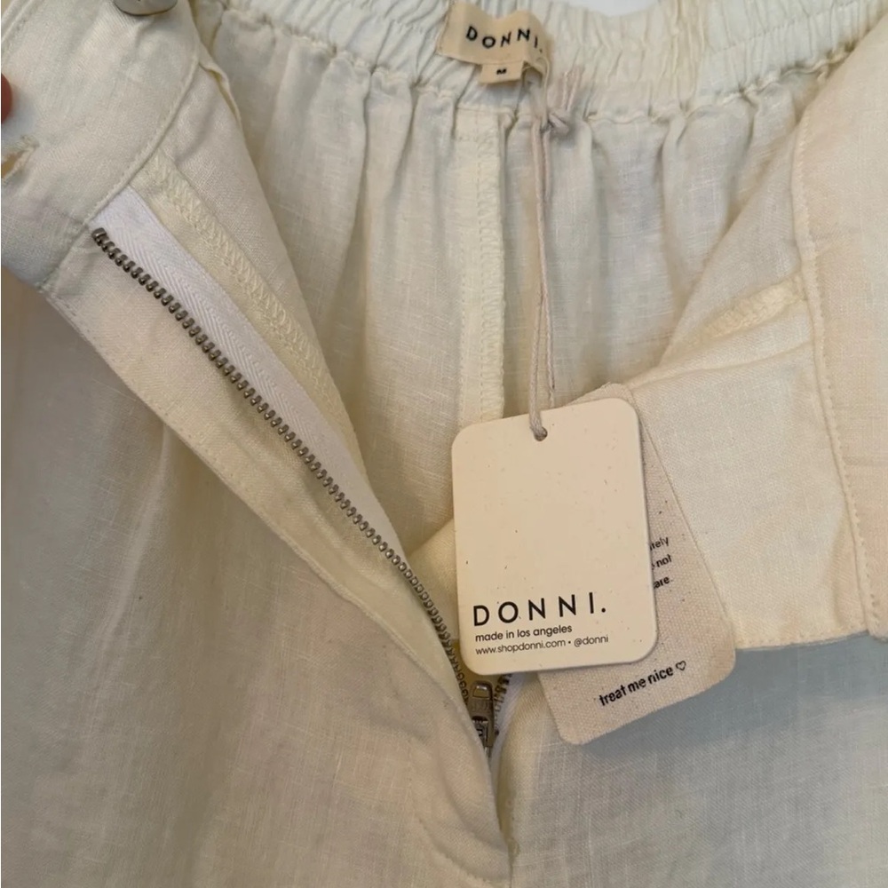 Donni Linen Pleated Trouser NEW - Picture 4 of 5